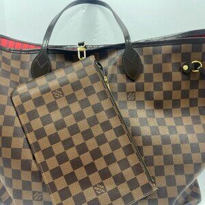LOUIS VUITTON NEVERFULL GM - DAMIER EBENE